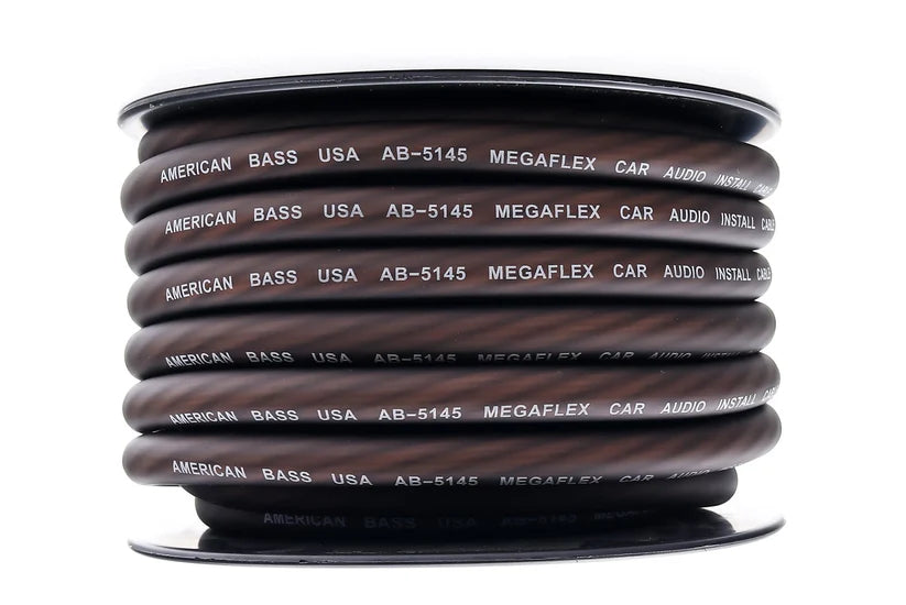 1/0 Gauge Mega Flex Power Cable 25/50ft Roll