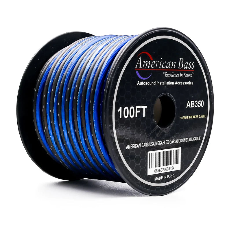 10 Gauge Megaflex Speaker Wire 100ft Spool