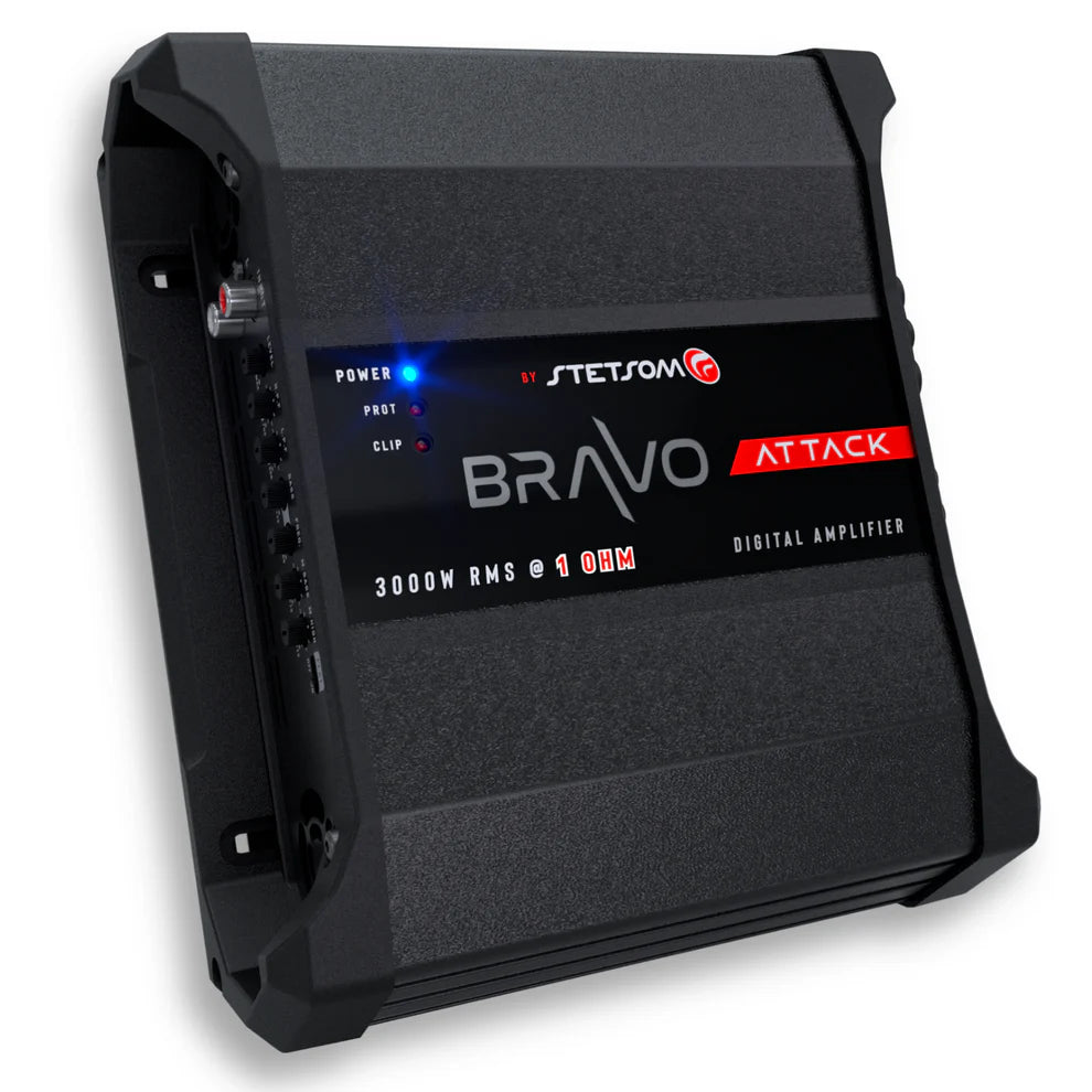 Stetsom BRAVO ATTACK 3000 Watts RMS Mono Full Range Digital Amplifier