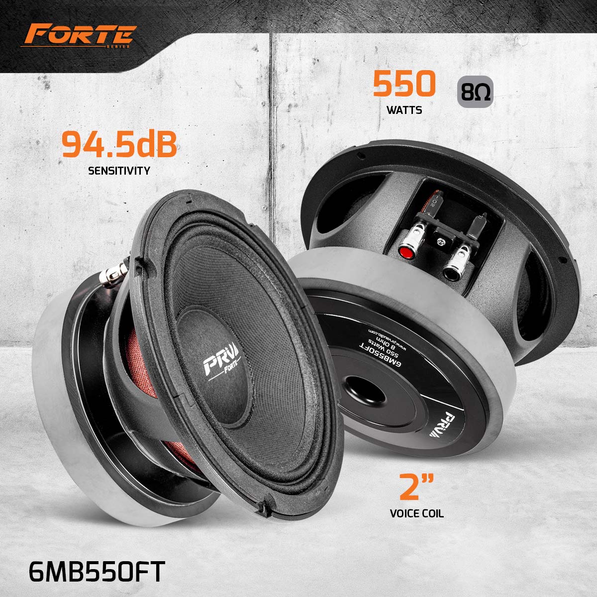 6MB550FT 6.5" MIDBASS LOUDSPEAKER (B STOCK)