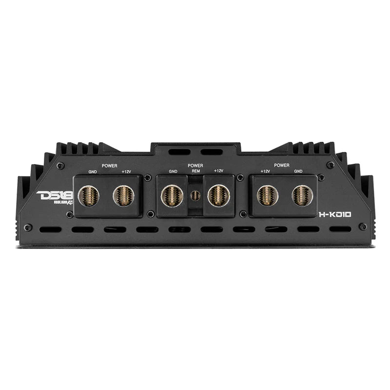 HOOLIGAN KO Black 1-Channel Amplifier with Voltmeter 10000 Watts Rms @ 1-Ohm Made In Korea