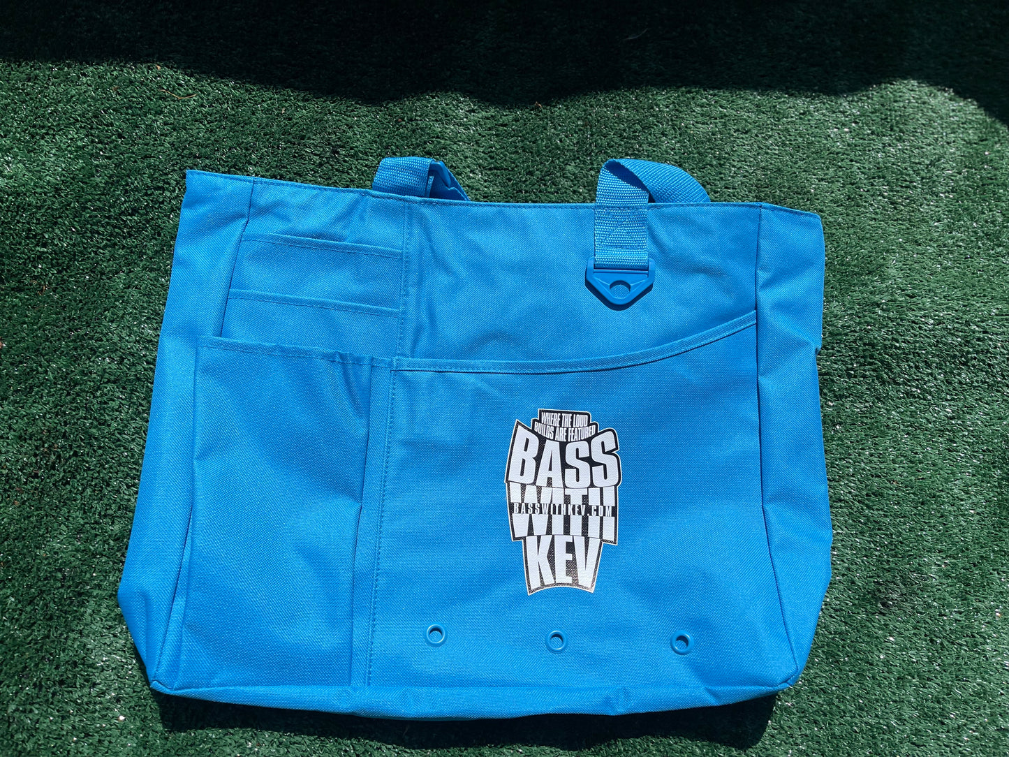 BASSWITHKEV LARGE POCKET TOTE BAG