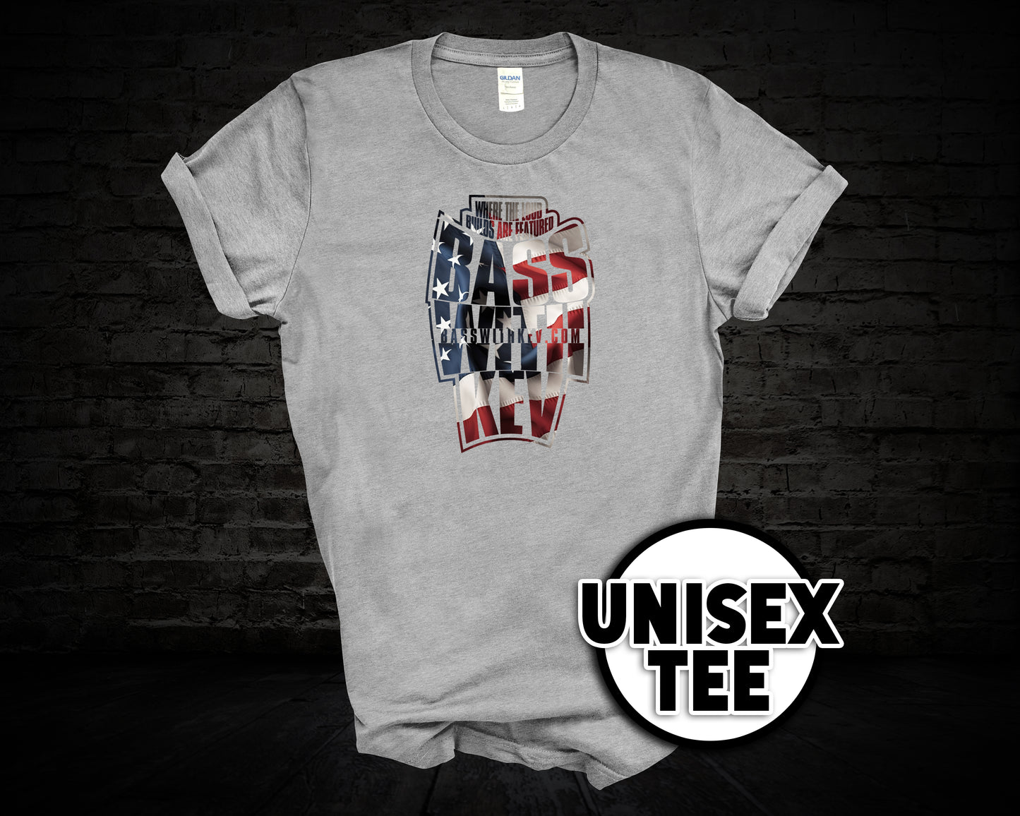 BASSWITHKEV LIMITED EDITION USA T-SHIRT