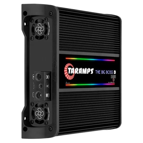 Taramps THE BIG BOSS 3 BASS BLACK 1 Channel 3000 Watts RMS 0.5 ~ 2 Ohms Car Audio Amplifier