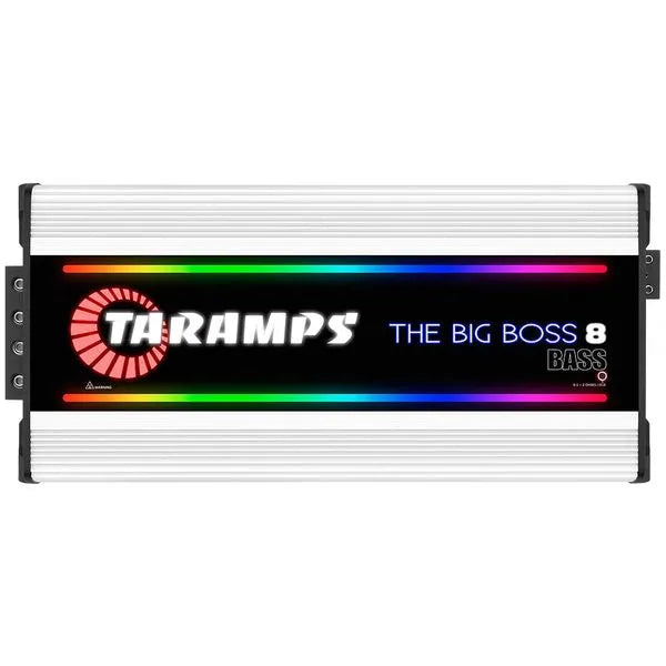 Taramps THE BIG BOSS 8 BASS WHITE 1 Channel 8000 Watts RMS 0.5 ~ 2 Ohms Car Audio Amplifier