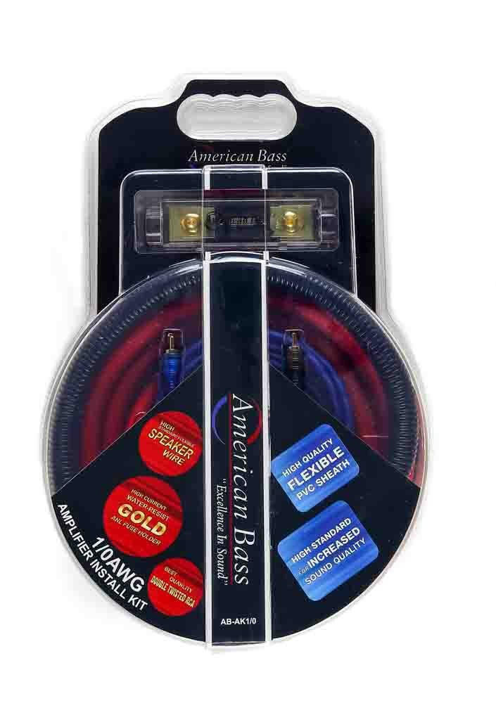 American Bass 0 Gauge Amplifier Kit
