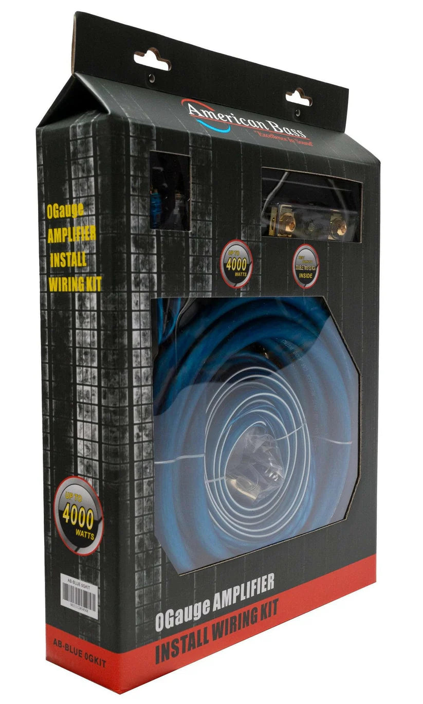 American Bass 0 Gauge Amplifier Kit