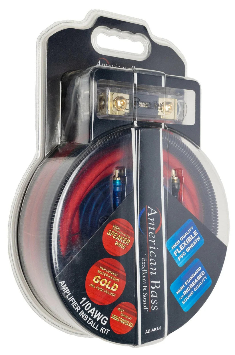 American Bass 0 Gauge Amplifier Kit