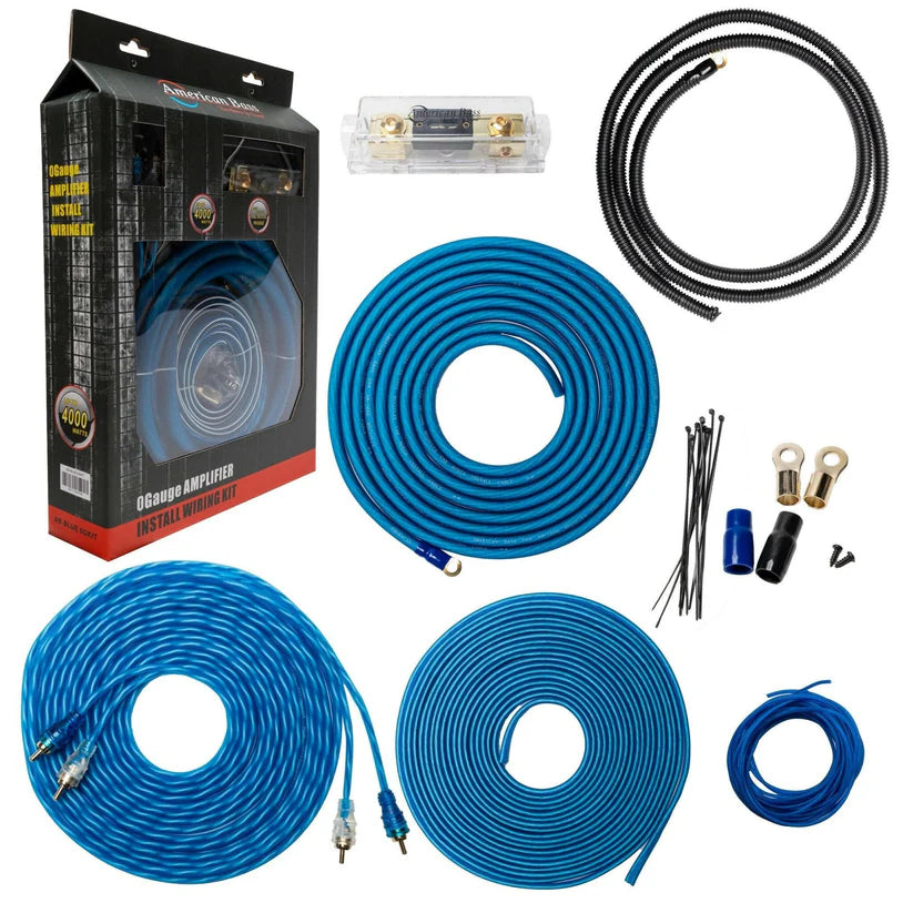 American Bass 0 Gauge Amplifier Kit