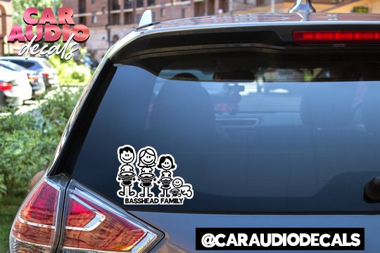 Basshead Family Decal