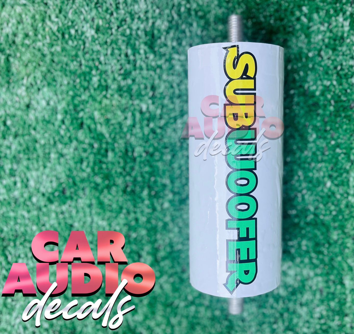 Subwoofer Yinlong Lithium Battery Wrap Decal