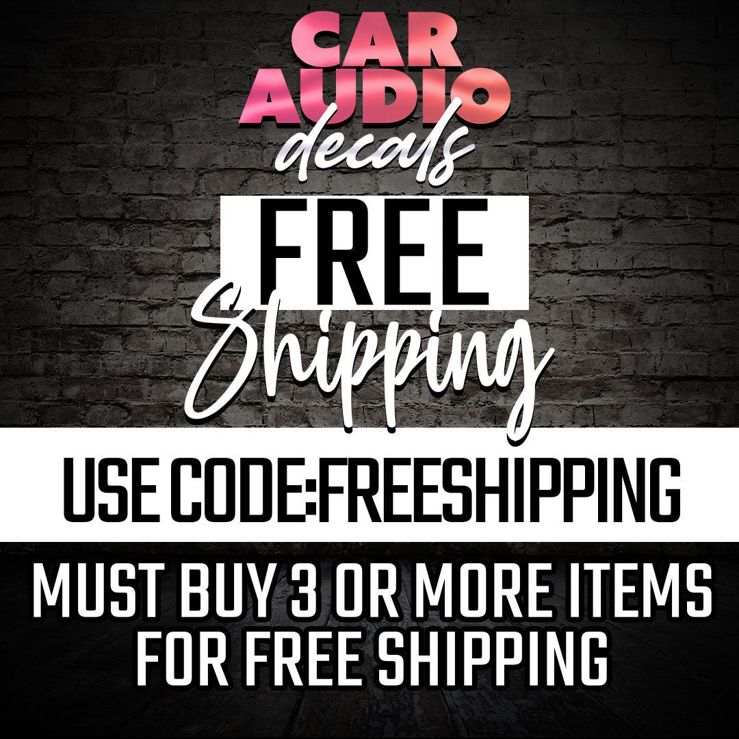 BassHead 3” Coil-Basshead Decals-Subwoofer-Car Audio Decals-Car Audio Sticker