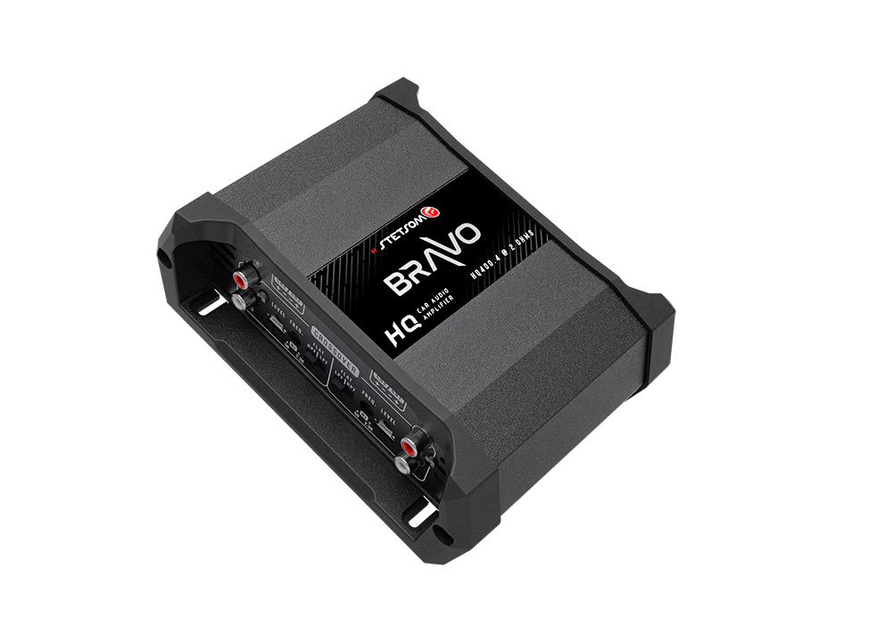Stetsom Bravo HQ 400.4 Multichannel Car Audio Digital Amplifier - 2 Ohms Stable 4 Channel