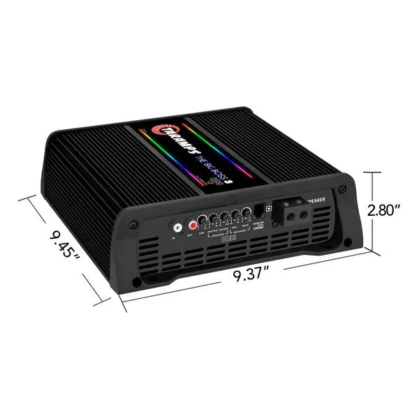 Taramps THE BIG BOSS 3 BASS BLACK 1 Channel 3000 Watts RMS 0.5 ~ 2 Ohms Car Audio Amplifier
