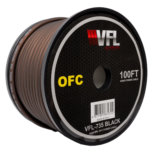 VFL 8 Gauge OFC Wire 100ft Roll