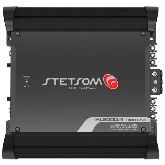 Stetsom HL 2000.4 Digital Amplifier 4 Channels Full Range Class D 2k RMS