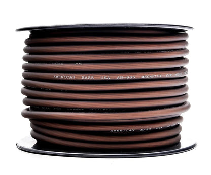 8 Gauge Mega Flex Power Cable 100ft Roll
