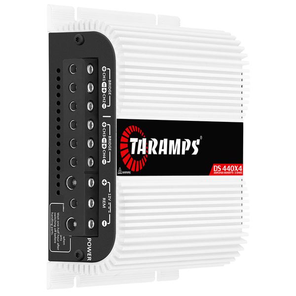 TARAMPS DS 440X4 4 CHANNELS 440 WATTS RMS CAR AUDIO AMPLIFIER 2 OHMS