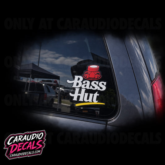 BassHead Bass Hut-Basshead Decals-Subwoofer-Car Audio Decals-Car Audio Sticker