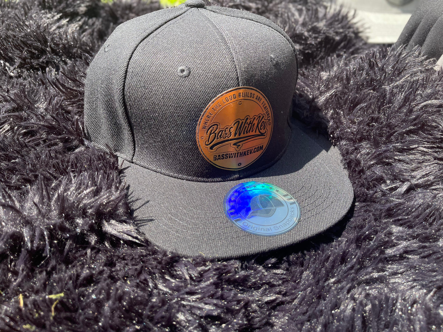 BASSWITHKEV Heather Gray Flat Bill Snapback Hat
