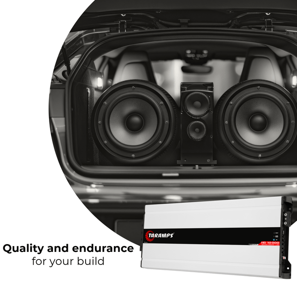 Taramps HD 10.000 1 Ohm 10000 Watts RMS Car Audio Amplifier