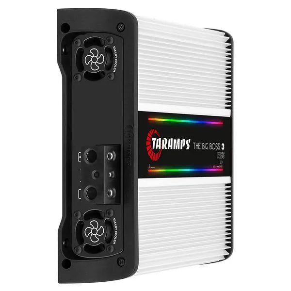 Taramps THE BIG BOSS 3 BASS WHITE 1 Channel 3000 Watts RMS 0.5 ~ 2 Ohms Car Audio Amplifier