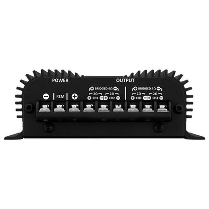 TARAMPS TS 400X4 2 OHMS BLACK VERSION 4 CHANNELS 400 WATTS RMS CAR AUDIO AMPLIFIER HIGH INPUT LEVEL