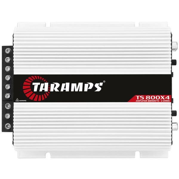 TARAMPS TS 800X4 4 CHANNELS 800 WATTS RMS CAR AUDIO AMPLIFIER 2 OHM