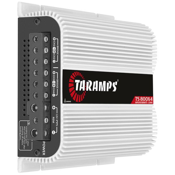 TARAMPS TS 800X4 4 CHANNELS 800 WATTS RMS CAR AUDIO AMPLIFIER 2 OHM