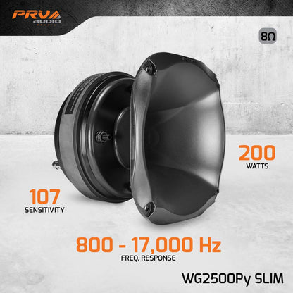 WG2500Py SLIM 2" Exit Mids & Highs Compression Driver with Horn (B STOCK)