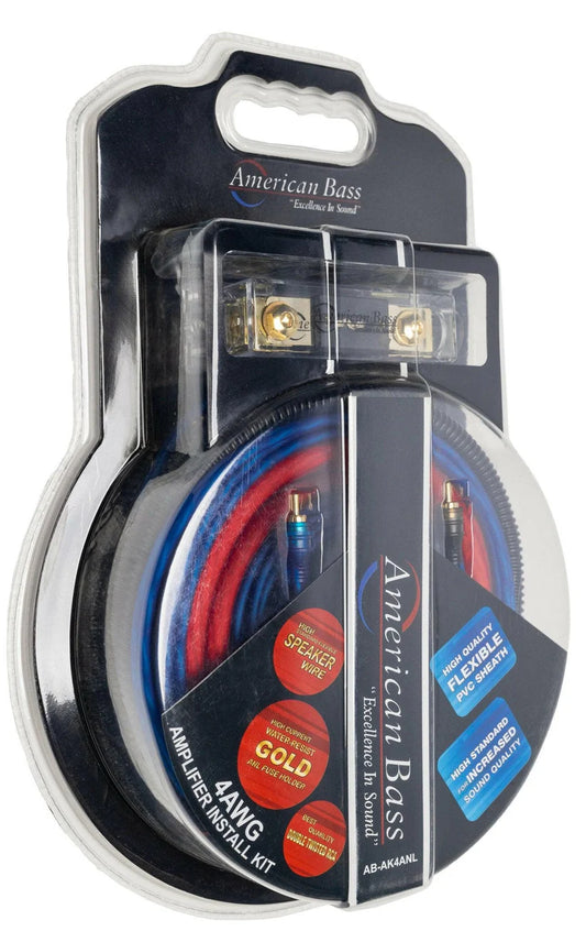 American Bass 4 Gauge Amplifier Kit