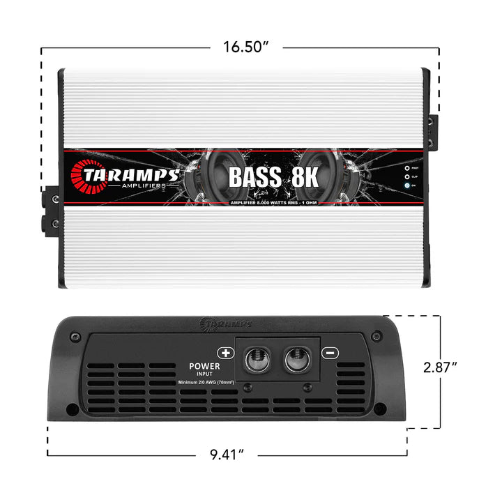 Taramps BASS 8K Car Audio Amplifier