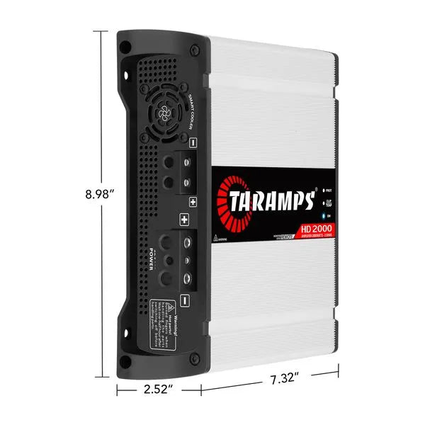 Taramps HD 2000 1 Channel 2000 Watts RMS Car Audio Amplifier