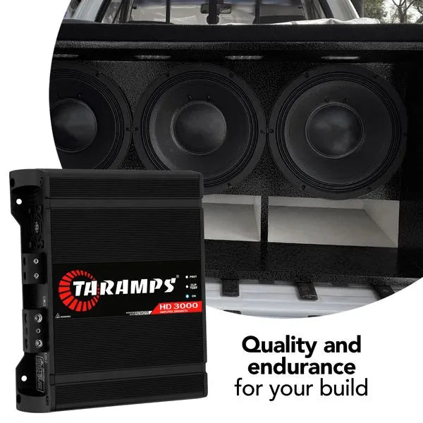 Taramps HD 3000 Black 1 Channel 3000 Watts RMS Car Audio Amplifier