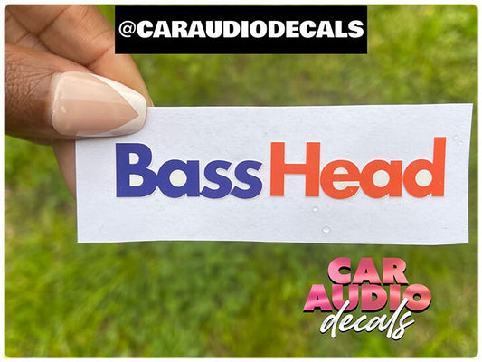 Bass Head Decal