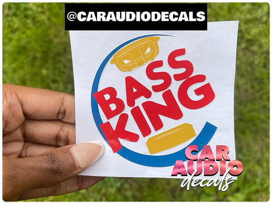 Bass King Decal
