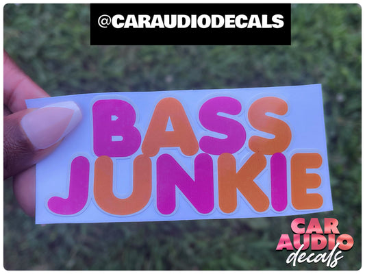 Bass Junkie Decal