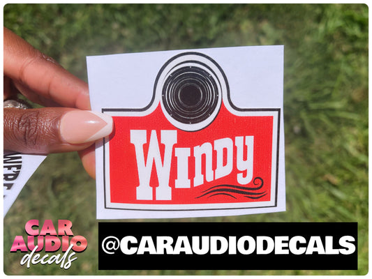 Windy Decal