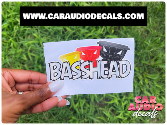 Angry Basshead Decal