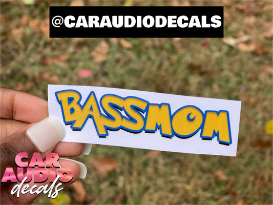 Bass Mom Parody Decal