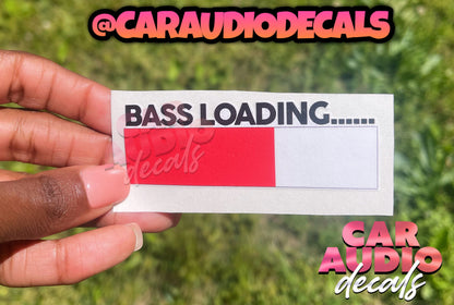 Bass Loading Basshead Decal