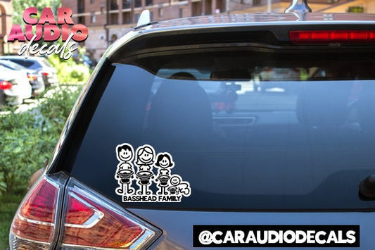 Basshead Family Decal
