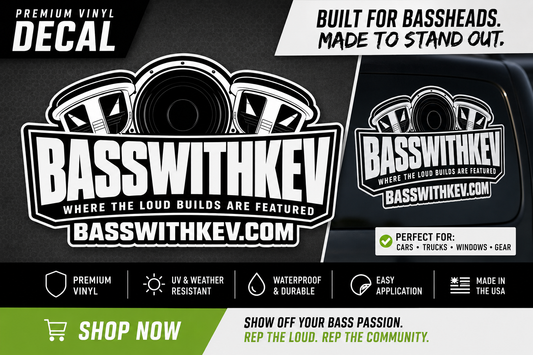BASSWITHKEV 2026 LOGO  DECAL