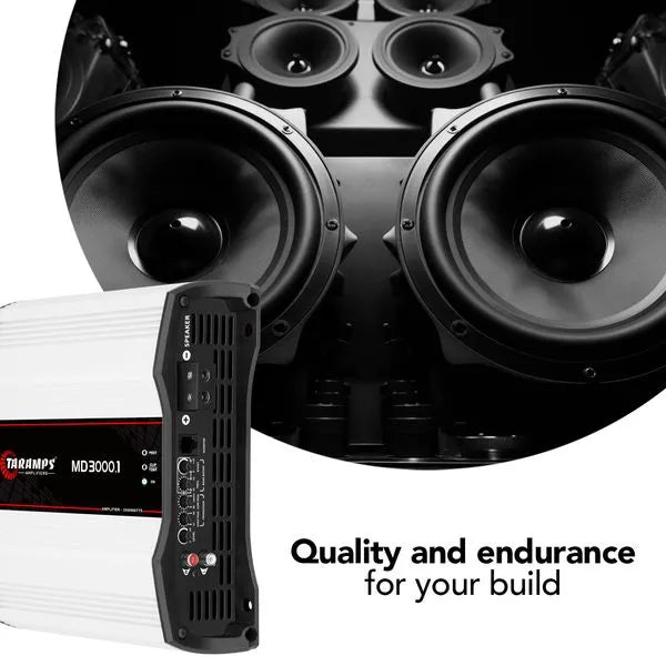 Taramps MD 3000.1 Car Audio Amplifier 1 Channel 3000 Watts RMS