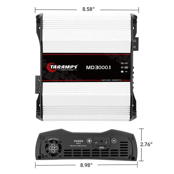 Taramps MD 3000.1 Car Audio Amplifier 1 Channel 3000 Watts RMS