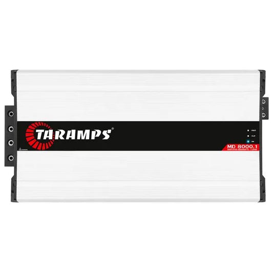 Taramps MD 8000.1 WHITE Car Audio Amplifier 1 Channel 8000 Watts RMS