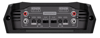 Stetsom Bravo HQ 400.4 Multichannel Car Audio Digital Amplifier - 2 Ohms Stable 4 Channel