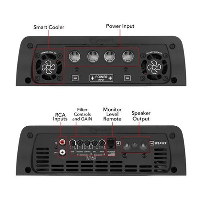 Taramps THE BIG BOSS 8 BASS WHITE 1 Channel 8000 Watts RMS 0.5 ~ 2 Ohms Car Audio Amplifier