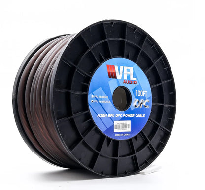 VFL 4 Gauge OFC Wire 100ft Roll